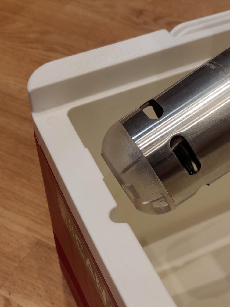 Make sure it clears the edge when the lid is opened.