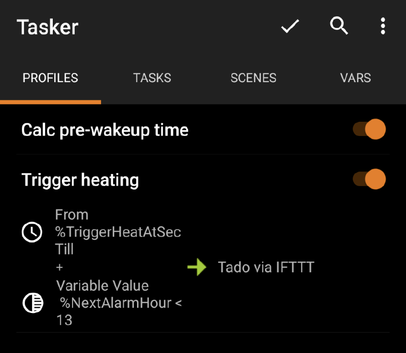 død opnå kærlighed Turn on your thermostat before an alarm with Tasker (Android) · Geoff  Ruddock